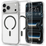 Spigen iPhone 2026 Pro Max/ 17 Pro Max Ultra Hybrid MagFit Clear Graphite mobiele telefoon behuizingen 17,5 cm (6.9") Hoes Grafiet, Transparant