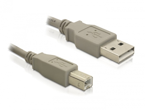Image of DeLOCK 82215 USB cable 1.8 m USB A USB B Grey