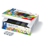 Staedtler Noris colour 185 Black, Blue, Brown, Green, Light Blue, Light Green, Magenta, Mauve, Orange, Peach, Red, Yellow 144 pc(s)