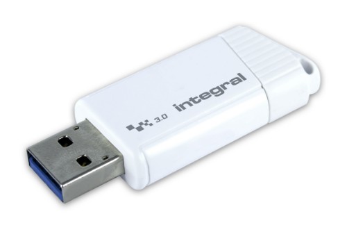 Integral 256GB USB3.0 DRIVE TURBO WHITE UP TO R-400 W-200 MBS USB flash drive USB Type-A 3.2 Gen 1 (3.1 Gen 1)