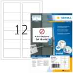 HERMA Removable labels A4 88.9x46.6 mm white Movables/removable paper matt 1200 pcs.