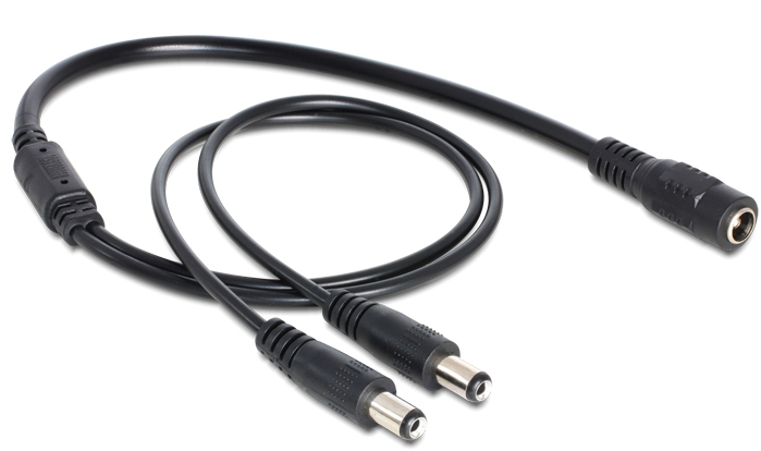 Image of DeLOCK 83286 power cable Black 0.5 m