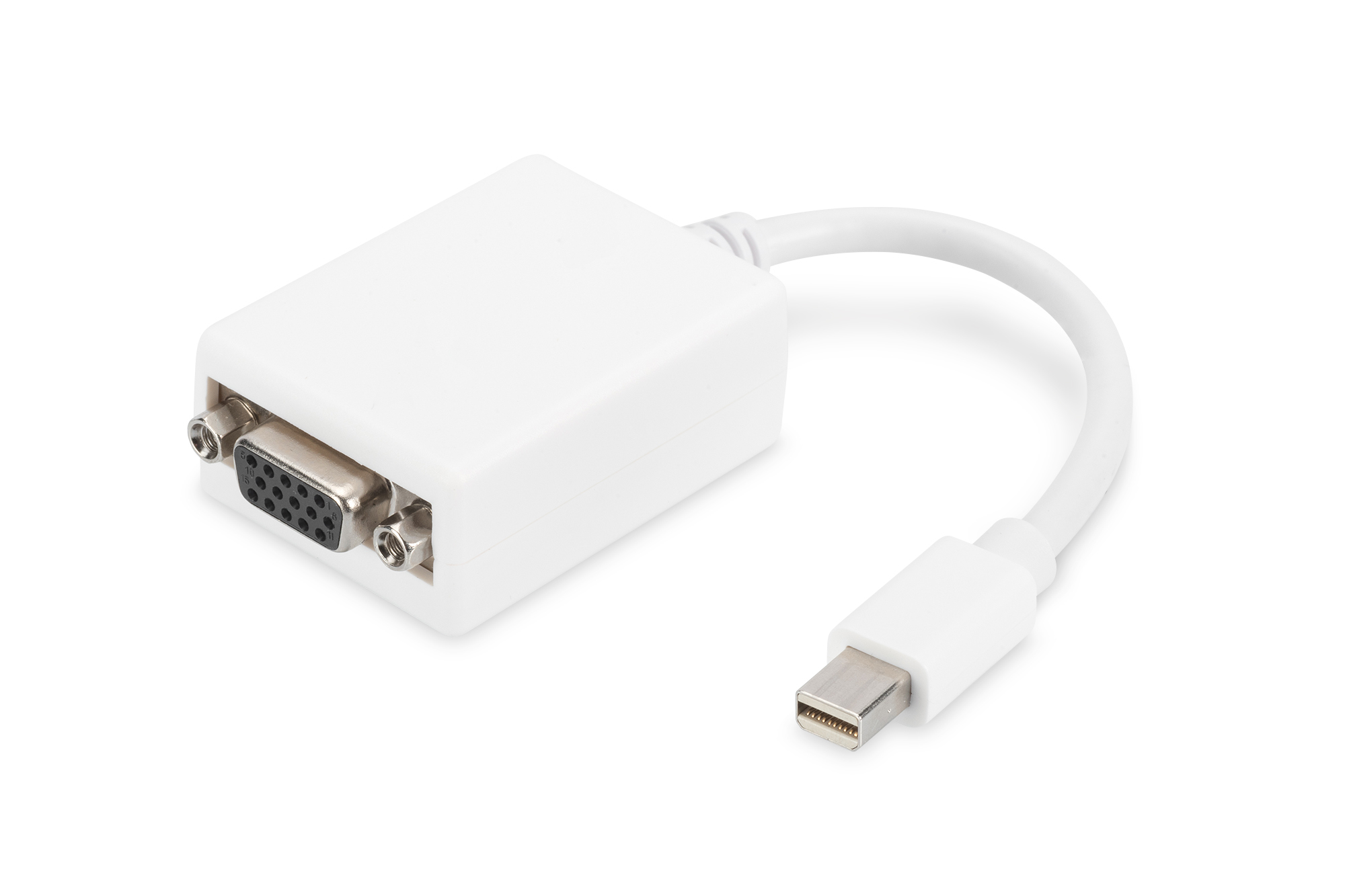 Image of Digitus Mini DP - HD15, 0.15 m Mini DisplayPort VGA (D-Sub) White
