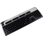 HP 590271-071 keyboard USB Spanish Black, Silver