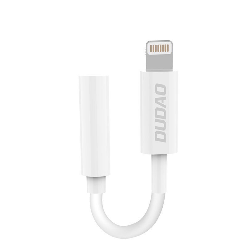 Image of DUDAO Adapter USB Lightning - Jack 3.5mm Bialy _20200226113316 0.1...