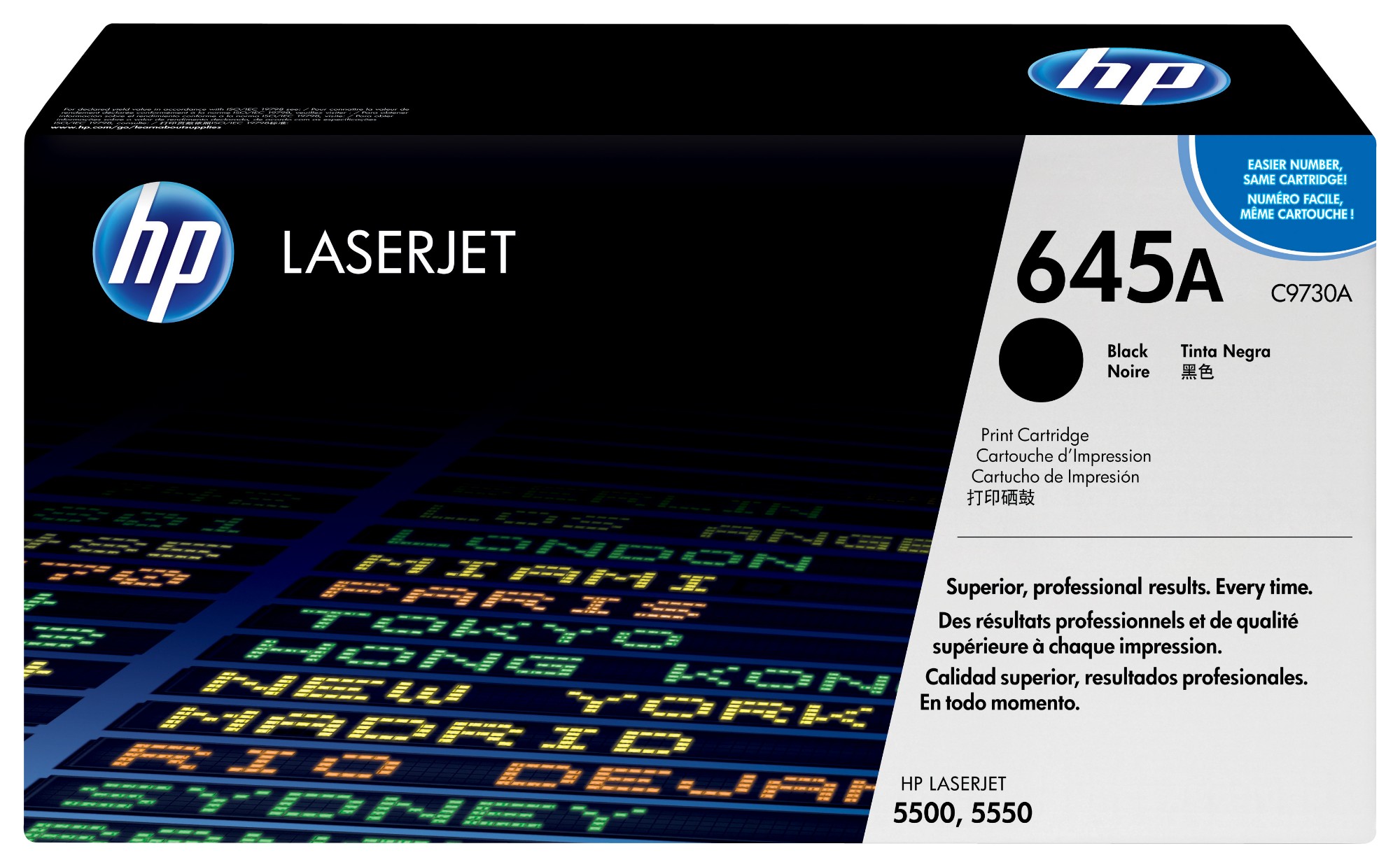 HP C9730A/645A Toner cartridge black. 13K pages/5% for Canon LBP-86