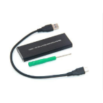 CoreParts MSUB8001 storage drive enclosure SSD enclosure Black M.2