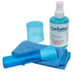 Manhattan 421027 equipment cleansing kit LCD/TFT/Plasma Equipment cleansing wet/dry cloths & liquid 200 ml
