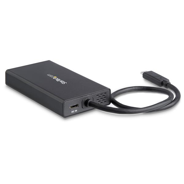 StarTech.com USB-C Multiport Adapter - USB-C Travel Docking Station with 4K HDMI - 60W Power Delivery Pass-Through, GbE, 2pt USB-A 3.0 Hub - Portable Mini USB Type-C Dock for Laptop