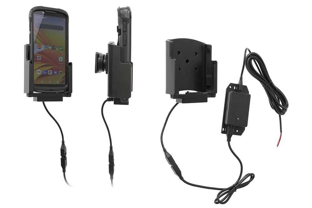 Zebra PROCLIP CHARGING CRADLE WITH TILT-SWIVEL AND 5,4V HARD-WIRED POWER SUPPLY FOR ZEBRA TC53/58 WITH RUGGED BOOT