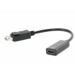 4Cabling Active DisplayPort Male to HDMI® Female Adaptor - 15cm