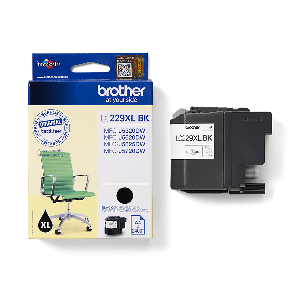 Brother LC229XLBK Inkjet Cartridge High Yield Black LC229XLBK