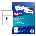 Avery 947002 printer label White Non-adhesive printer label