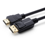 Microconnect MC-DP-HDMI-500 video cable adapter 5 m DisplayPort Black