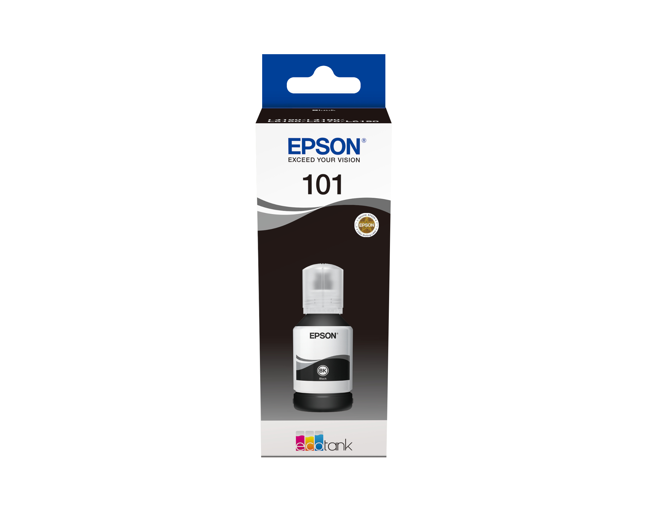 Image of Epson C13T03V14A/101 Ink bottle black 127ml for Epson L 4160