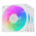 DeepCool FD12 ARGB WH-3 in 1 Computer case Fan 12 cm White 3 pc(s)