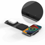 mophie 401309741 oplader voor mobiele apparatuur Headset, Mobiele telefoon Grafiet AC Draadloos opladen Binnen
