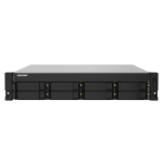 QNAP TS-832PXU-RP NAS Rack (2U) Ethernet LAN Aluminium, Black AL324