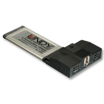 Lindy FireWire 400 & 800 Card - 3 Port, ExpressCard/34 interface cards/adapter