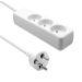 Microconnect MC-GRU0350DK power extension 5 m 3 AC outlet(s) Indoor White