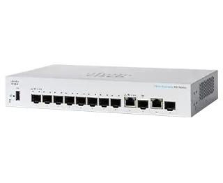 Image of Cisco CBS350-8S-E-2G-UK network switch Managed L3 Gigabit Ethernet...