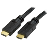 StarTech.com 6.1m HDMI Cable - 4K High Speed HDMI Cable with Ethernet - 4K 30Hz UHD HDMI Cord - 10.2 Gbps Bandwidth - HDMI 1.4 Video / Display Cable M/M 28AWG - HDCP 1.4 - Black~20ft HDMI Cable - 4K High Speed HDMI Cable with Ethernet - 4K 30Hz UHD HDMI C