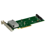 Supermicro AOC-SLG4-2H8M2 RAID controller PCI Express x8 4.0 16 Gbit/s