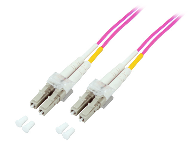 EFB Elektronik O0319.1,5 InfiniBand/fibre optic cable 1.5 m LC OM4 Violet