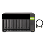 QNAP TL-D800C HDD/SSD enclosure Black, Grey 2.5/3.5"