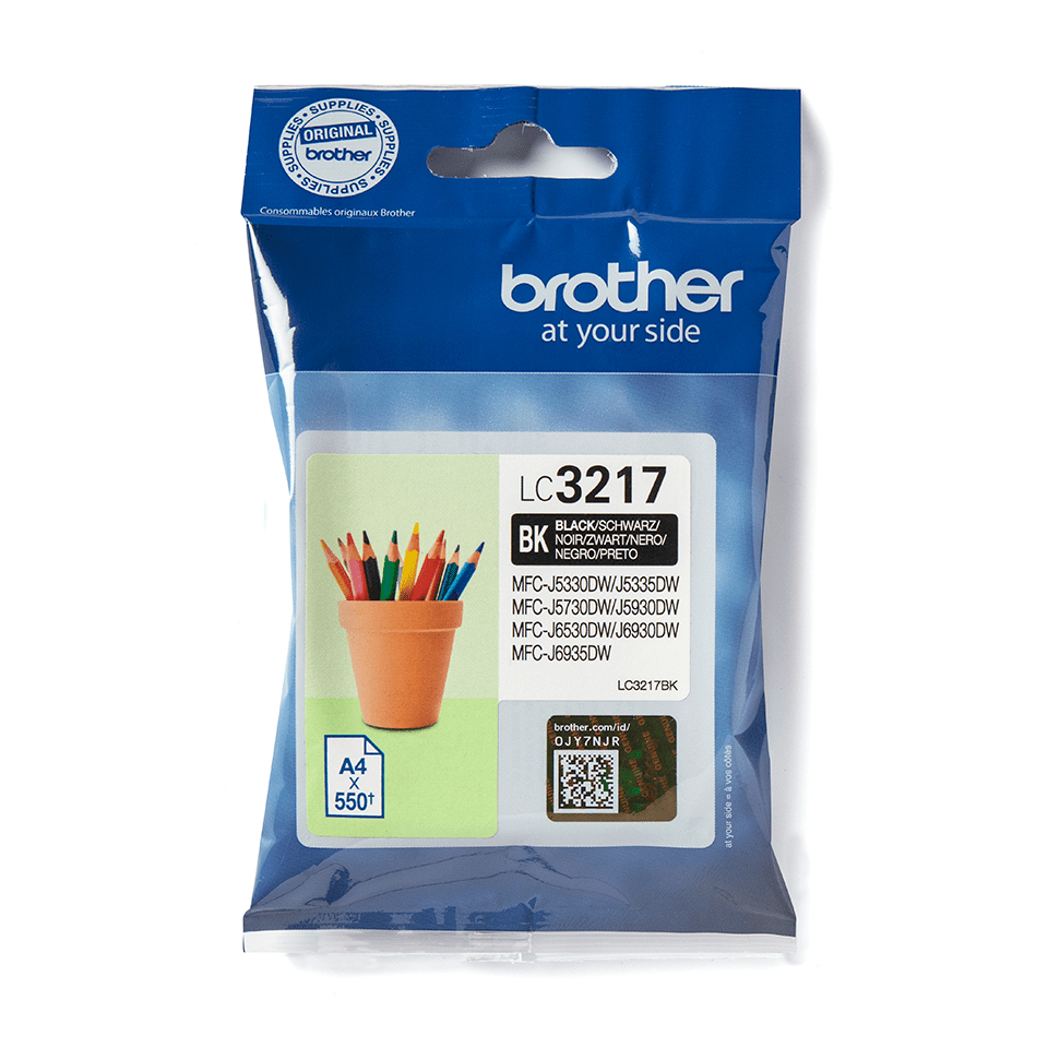 Image of Brother LC-3217BK Ink cartridge black, 550 pages ISO/IEC 24711...