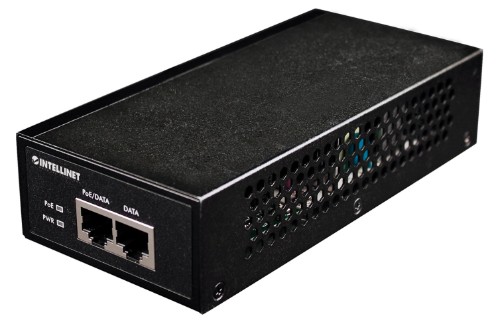 Intellinet Gigabit High-Power PoE+ Injector, 1 x 30 W, IEEE 802.3at/af Power over Ethernet (PoE+/PoE) (UK 3-pin plug)