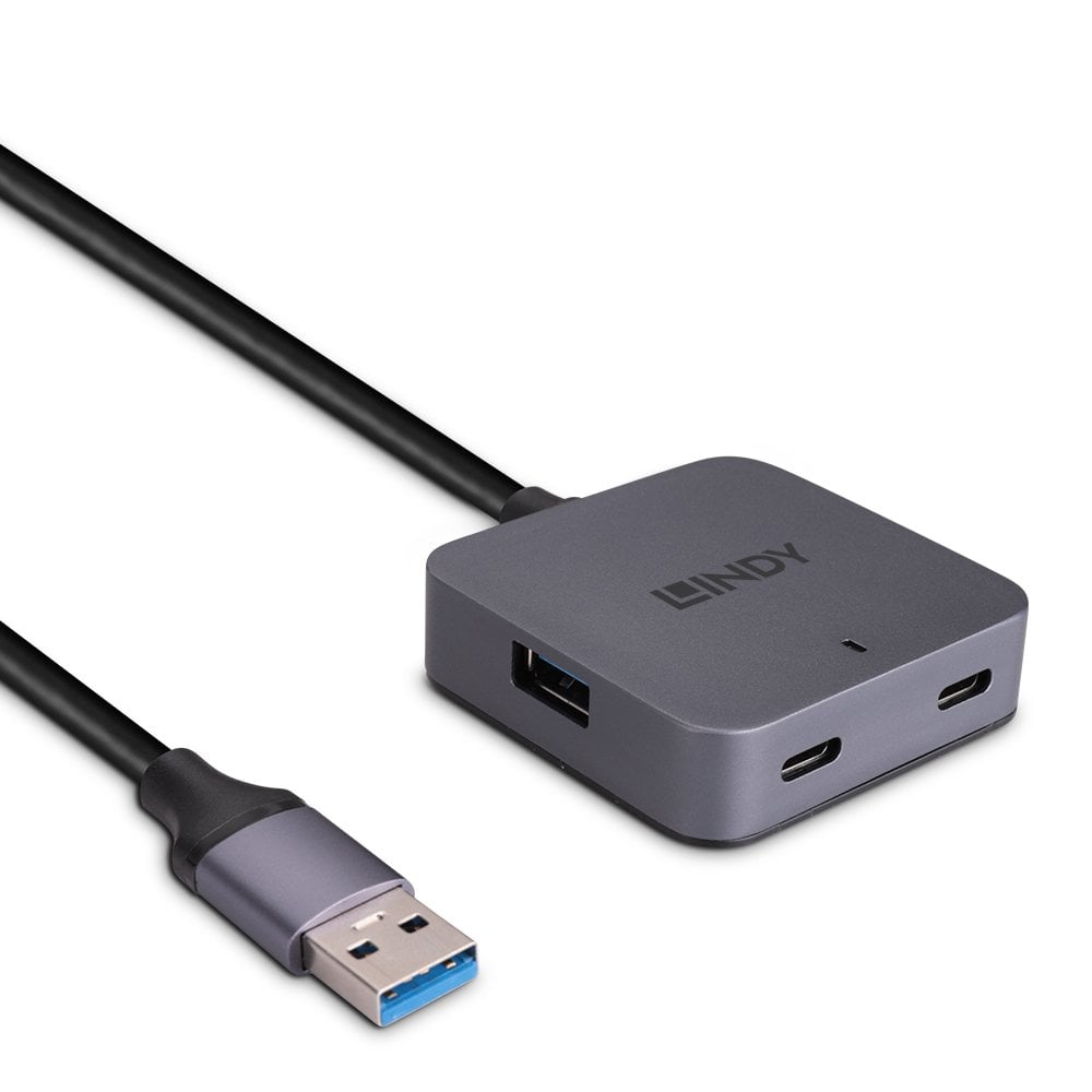 Lindy 43388 interface hub USB 3.2 Gen 1 (3.1 Gen 1) Type-A 5000...