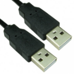 Cables Direct CDL-012-1M USB cable USB 2.0 USB A Black