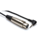 Hosa Technology XLR3F/3.5 mm, 1.5 m audio cable XLR (3-pin) 3.5mm TRS Black