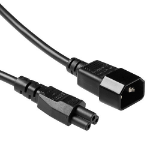 ACT Netsnoer C14 - C5 zwart 0,5 m