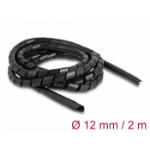 DeLOCK Spiral Hose flexible 2 m x 12 mm black
