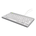 R-Go Tools Ergonomic keyboard R-Go Compact Break, compact keyboard with break software, AZERTY (BE), wired, white