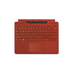 Microsoft Surface Pro Signature Keyboard with Slim Pen 2 Red Microsoft Cover port QWERTY English