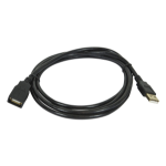 Monoprice USB 2.0, M/F, 1.8288m USB cable 72" (1.83 m) USB A Black