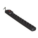 Activejet ACJ COMBO 9GN 3M black power strip with cord