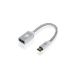 iogear G2LU3CAF10-SIL USB cable 3.94" (0.1 m) USB C USB A Silver