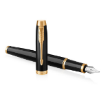 Parker IM fountain pen Black,Gold Cartridge filling system 1 pc(s)