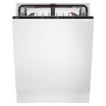 AEG Series 8000 SprayZone Integrated Dishwasher - C-Rated, Black control panel