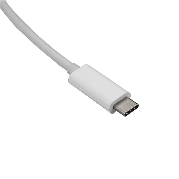 StarTech.com 6ft (2m) USB C to HDMI Cable - 4K 60Hz USB Type C to HDMI 2.0 Video Adapter Cable - Thunderbolt 3 Compatible - Laptop to HDMI Monitor/Display - DP 1.2 Alt Mode HBR2 - White
