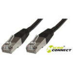 Microconnect SSTP CAT6 3M networking cable Black S/FTP (S-STP)