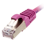 Cablenet 2m Cat6a RJ45 Pink U/FTP LSOH 30AWG Slim Snagless Booted Patch Lead