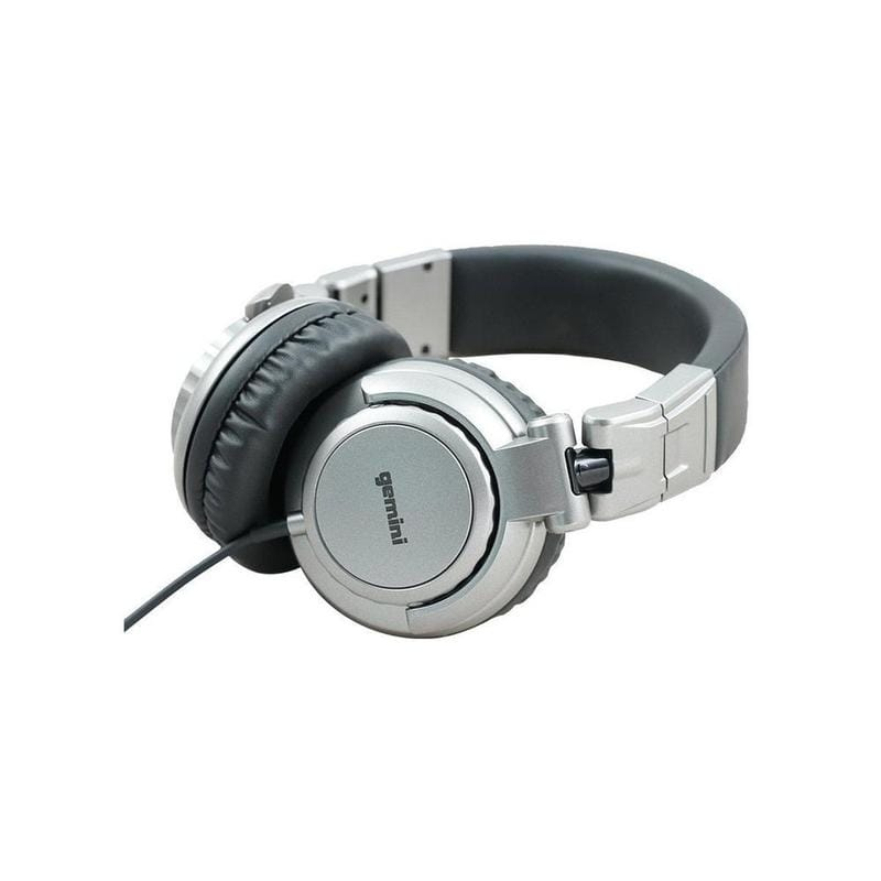 Gemini DJX-500 headphones/headset Wired Head-band Music Black. Silver