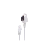 shiverpeaks BS12-09096 telefoonkabel 20 m Wit