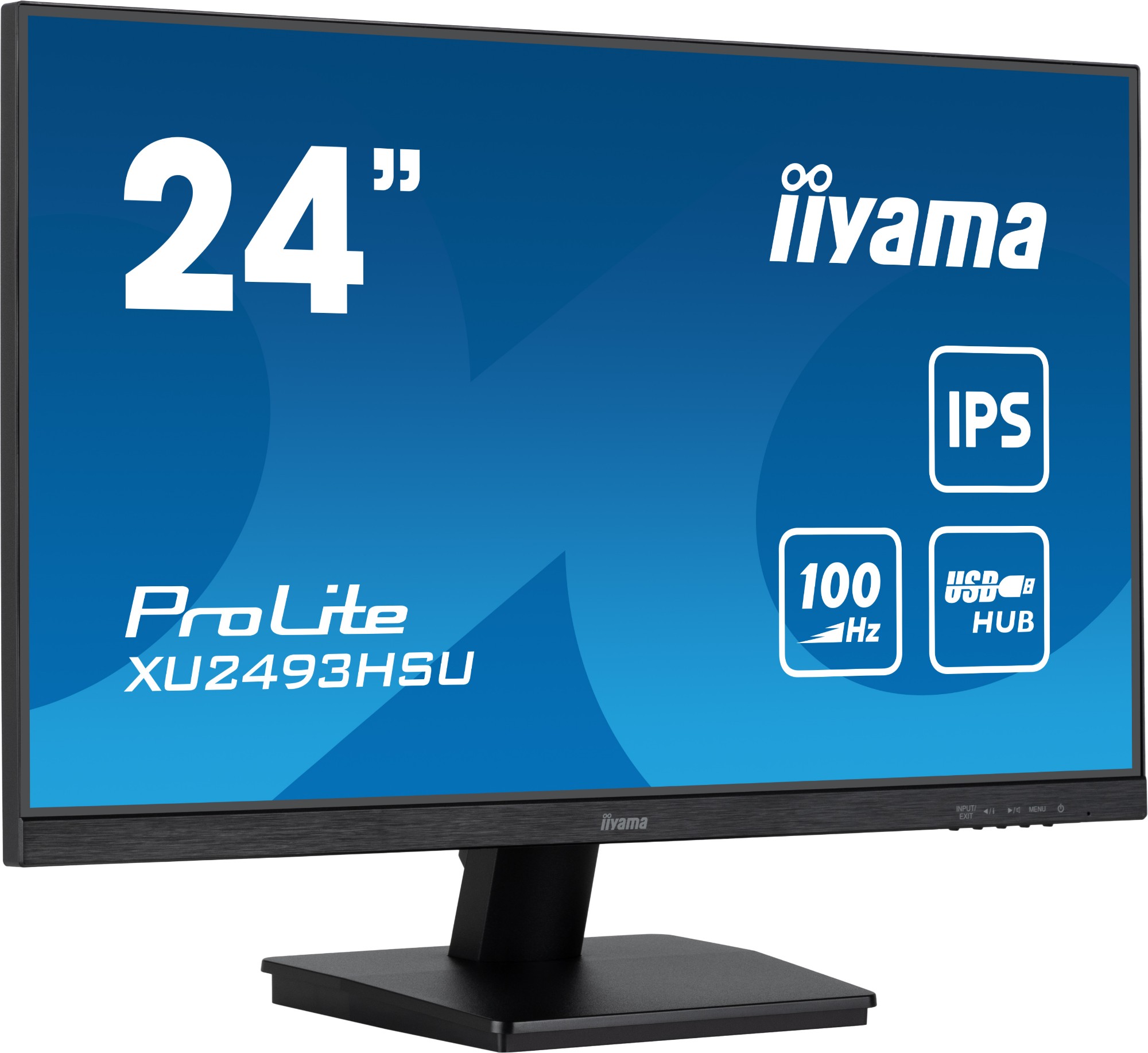 iiyama ProLite XU2493HSU-B7 computer monitor 60.5 cm (23.8") 1920 x 1080 pixels Full HD LED Black