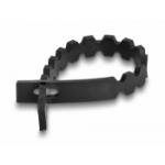 DeLOCK Cable Ties flexible reusable 20 pieces black / white